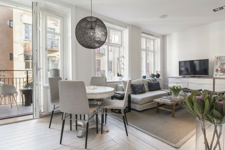 Salon comedor pequeño: 25 ideas que te impresionaran