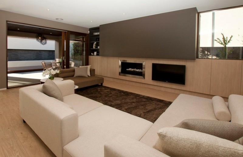 Decoration : salon beige y blanco 18 grenoble, beige blonde hair ... Salon marron y blanco
