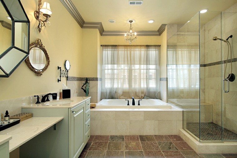 Diseno de baño pequeno con tina ~ dikidu.com