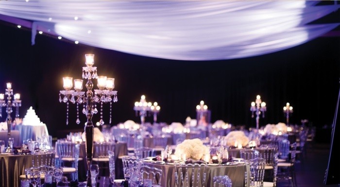 Centros de mesa para bodas 100 ideas maravillosas Elegantes decoración Candelabros