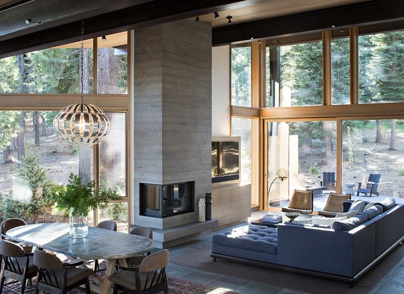 Chimeneas fuego y calor en 53 ideas de diseño