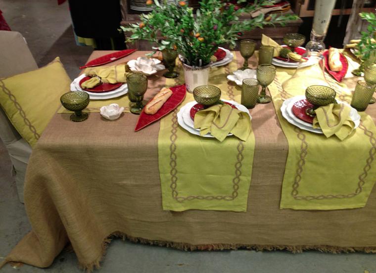 Arpillera para decorar la mesa 50 manteles rústicos