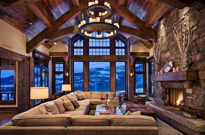 Decoracion rustica: 36 ideas de salones acogedores Acogedores désign Salon