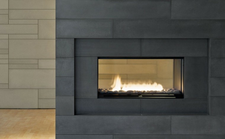 Chimeneas modernas de bioetanol o de leña 42 modelos