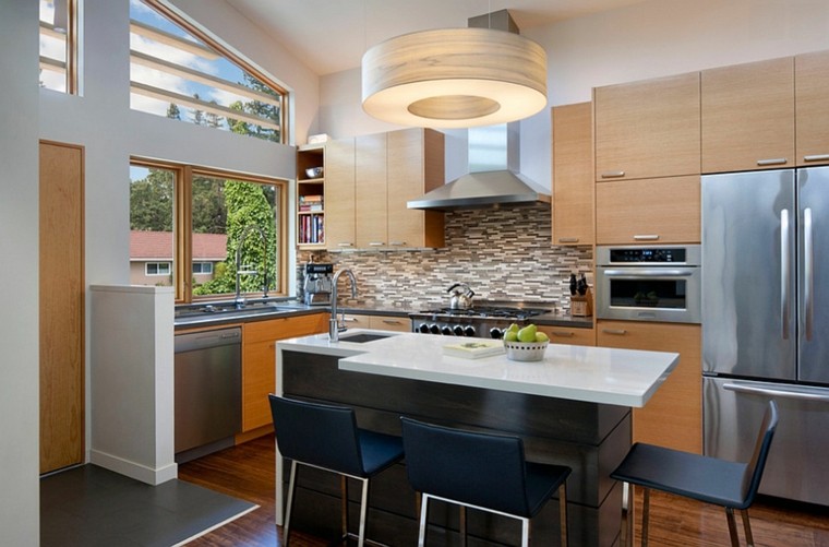 Cocina pequeña con mucho estilo 38 ideas