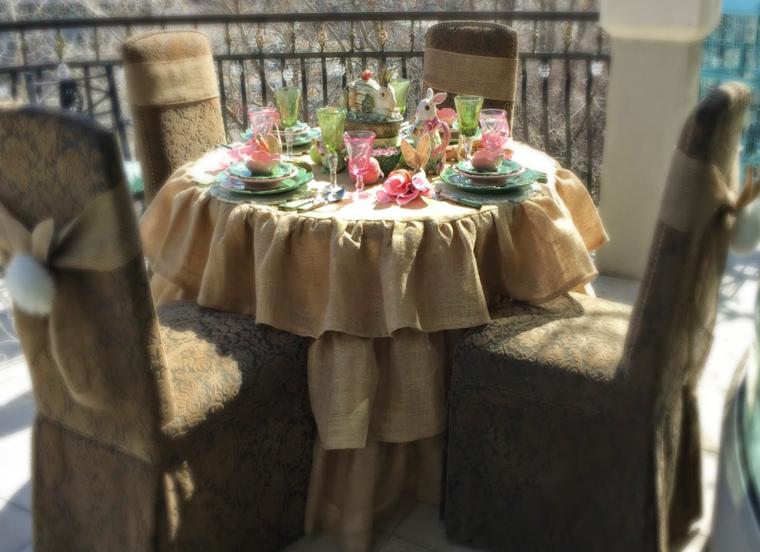 Arpillera para decorar la mesa 50 manteles rústicos