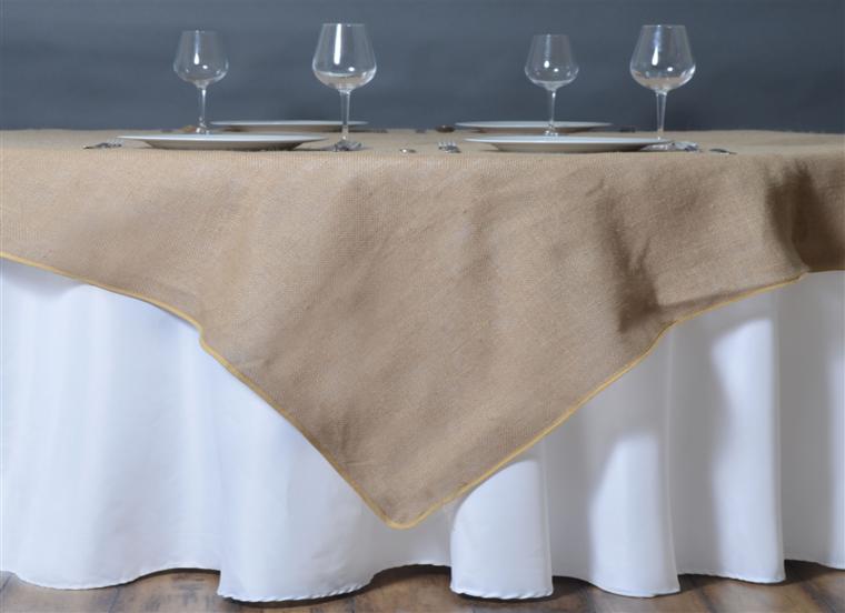 Arpillera para decorar la mesa 50 manteles rústicos