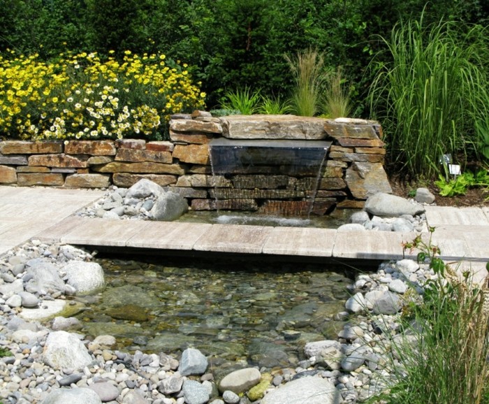 Adornos jardin e ideas originales en 100 imágenes De creativo Piedra camino