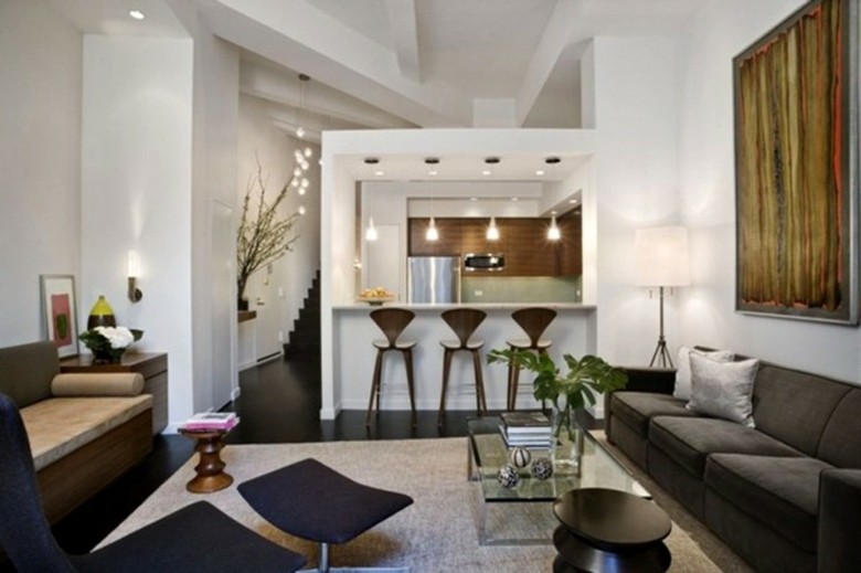 Como decorar un salon pequeño treinta y ocho ideas Diseño de sala