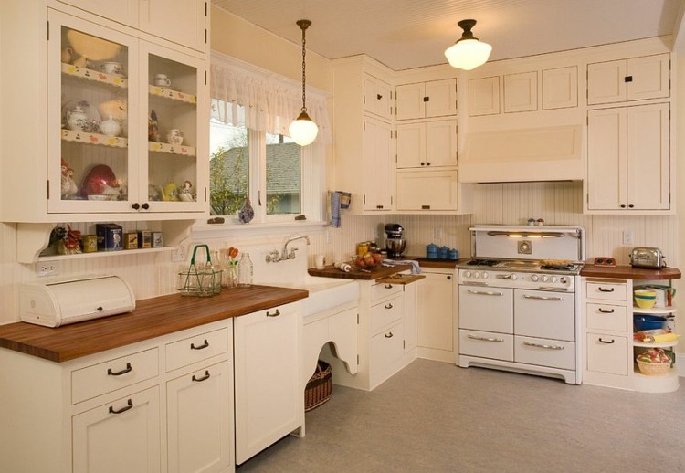 Shabby chic cocinas elegantes para personalizar tu hogar. Muebles vintage elegantes