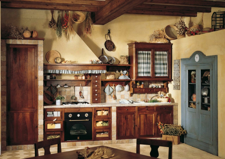 Decoración de cocinas rústicas 50 ideas originales Imagenes de cocinas rusticas sencillas
