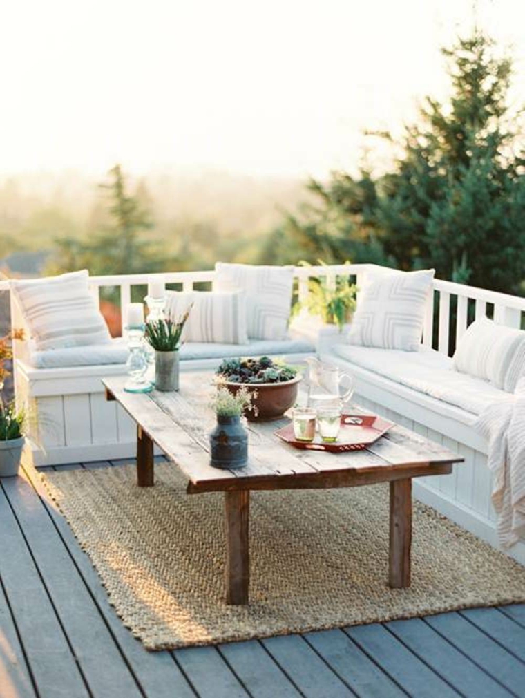 Banco para terraza el asiento perfecto para el exterior