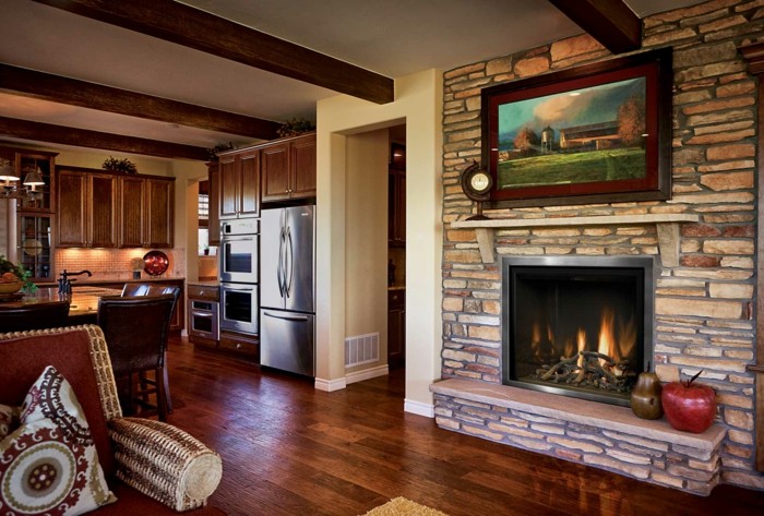 Chimeneas rusticas de leña para estancias acogedoras.