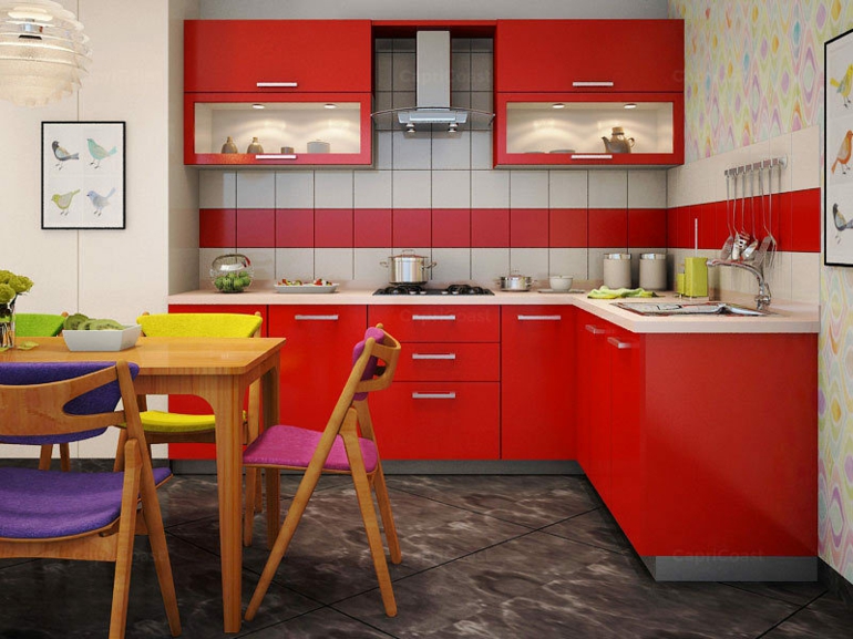 Cocinas pequeñas en forma de l cincuenta diseños