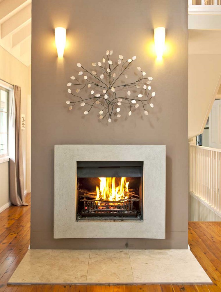 Decoracion chimeneas modernas para decorar y calentar Chimenea Pellets decoración