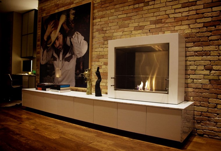 Decoracion chimeneas modernas para decorar y calentar