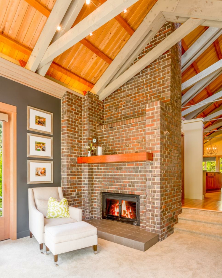 Decoracion chimeneas rusticas y calidez en 50 creaciones.
