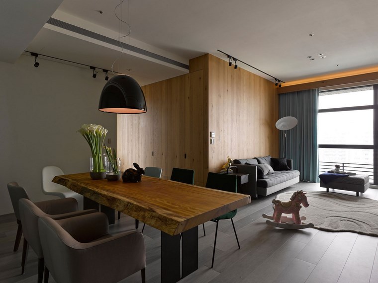 Decoracion de pisos 37 diseños de salones impresionantes Pisos para comedores y livings modernos