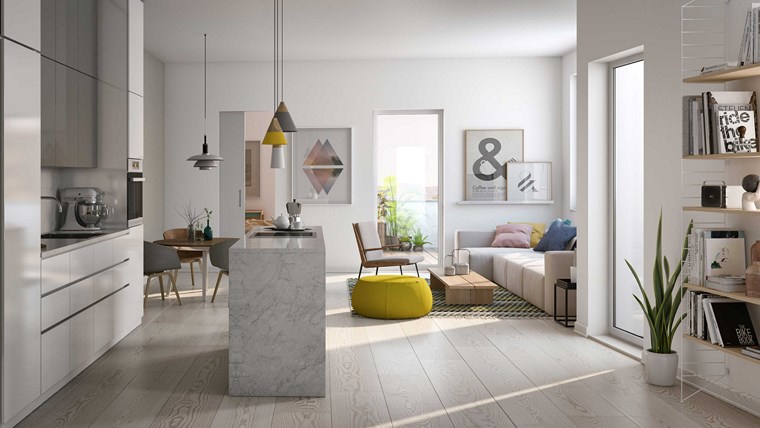 Decoracion de pisos 37 diseños de salones impresionantes Marmol decoración piso