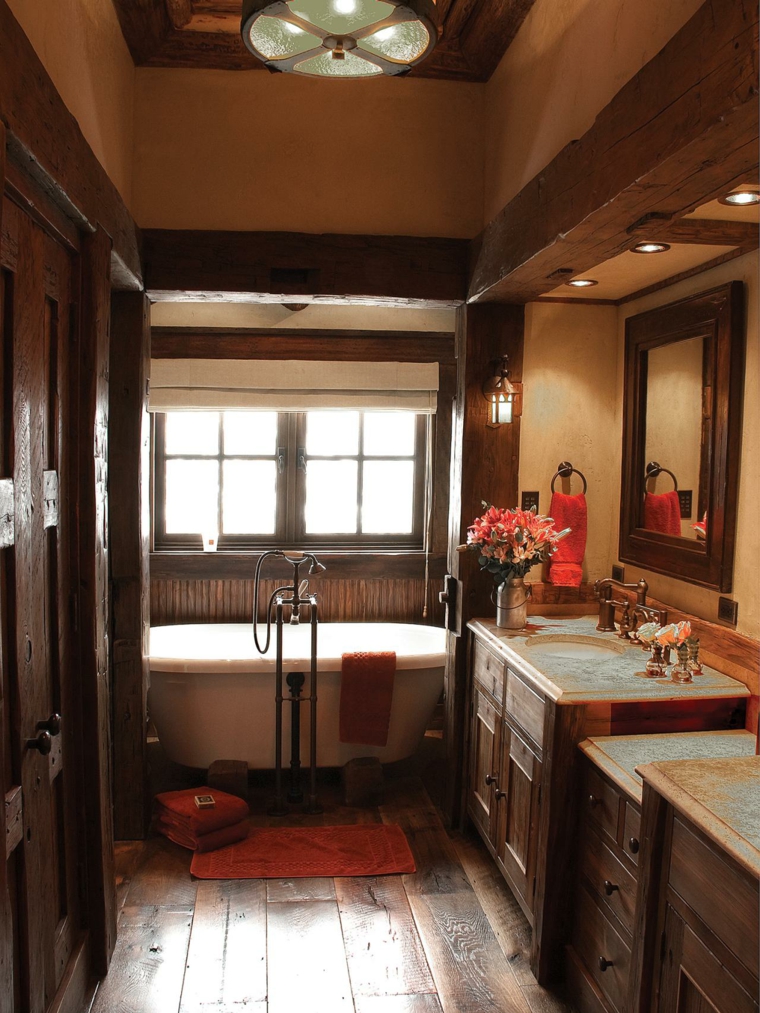 Diseño cuarto de baño rustico: de 50 fotos con ideas decoración ...