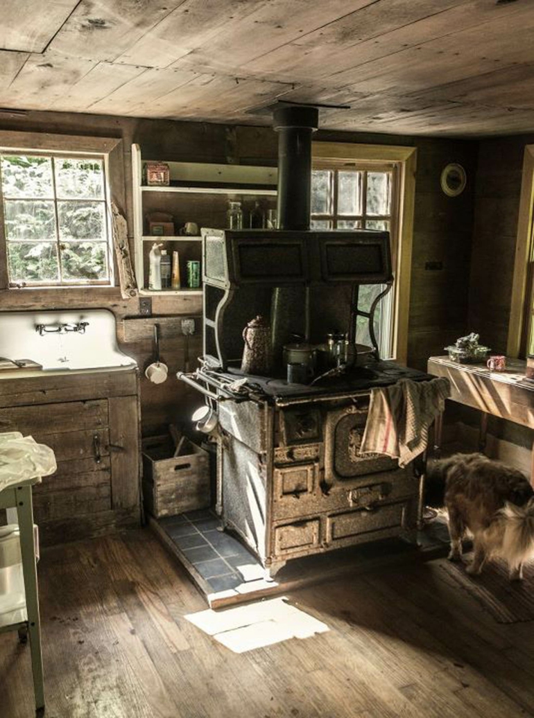 Decoración de cocinas rústicas 50 ideas originales Diseño muebles cocina con repisa