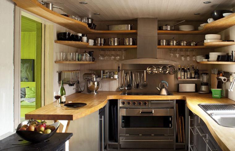 Decoración de cocinas chicas ideas para ahorrar espacio Cocina diseño Funcionales de mueble