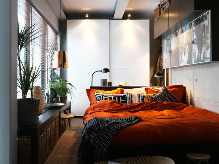 Ideas de decoracion para dormitorios pequeños 38 fotos
