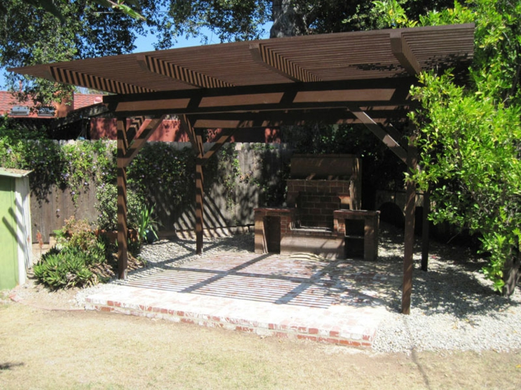 Pergolas de madera, 50 creaciones perfectas para tu patio.