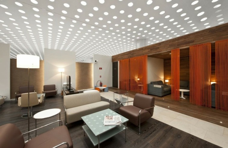 Focos led indirectos para iluminar el salón 50 ideas Lamparas techo led para salon