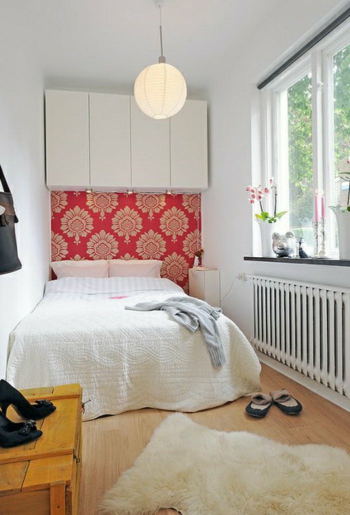 Dormitorio diseño pequeño en 50 variantes prácticas.