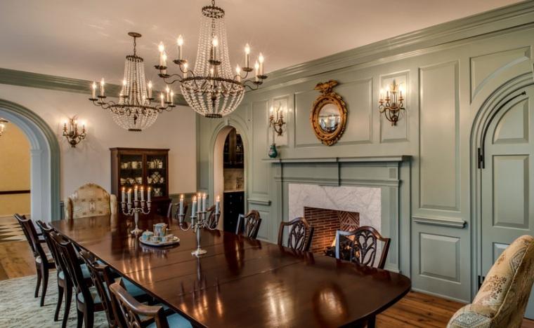 Muebles estilo colonial interiores elegantes con madera Estilos de gabinetes cocina colonial