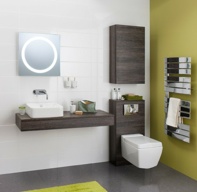 Armarios de baño y muebles lavabo de madera - 50 ideas