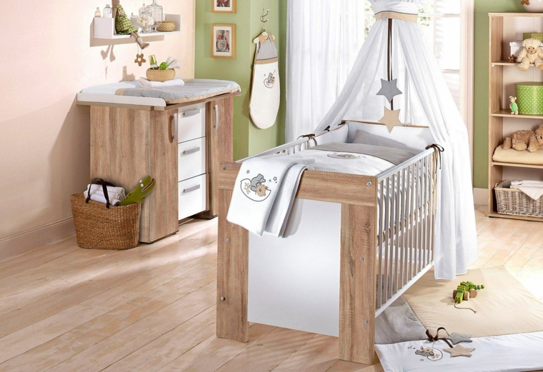 Cunas para bebes 75 opciones para el recién nacido Habitacion para gemelos azul