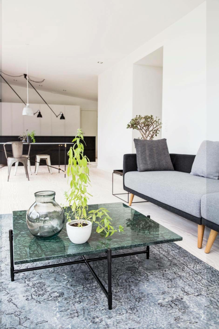 mesa de centro diseño elegante piezas comedores tendencias verdes