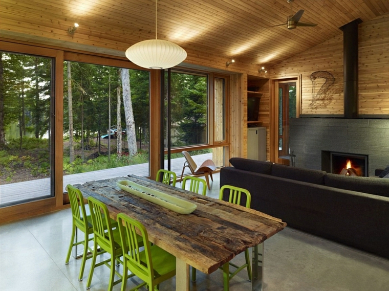 Maderas rusticas para decorar interiores 38 ideas.