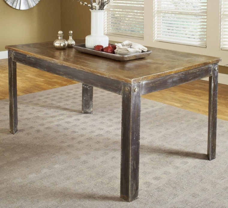 Mesas de comedor modernas de madera maciza 50 ideas.