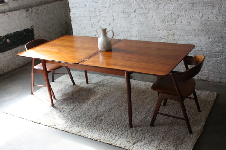 Mesas de comedor modernas de madera maciza 50 ideas.