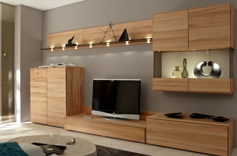 Muebles para salon 36 opciones para habitaciones con estilo Muebles para televisor y equipo de sonido modernos