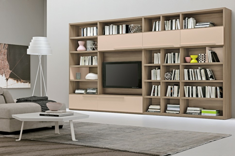 Muebles para salon 36 opciones para habitaciones con estilo Muebles para televisor y equipo de sonido modernos