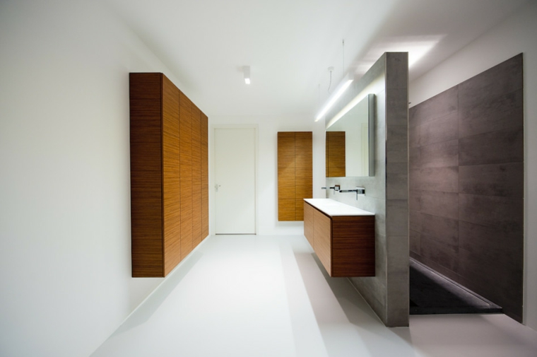 Baños minimalistas grandes ~ dikidu.com