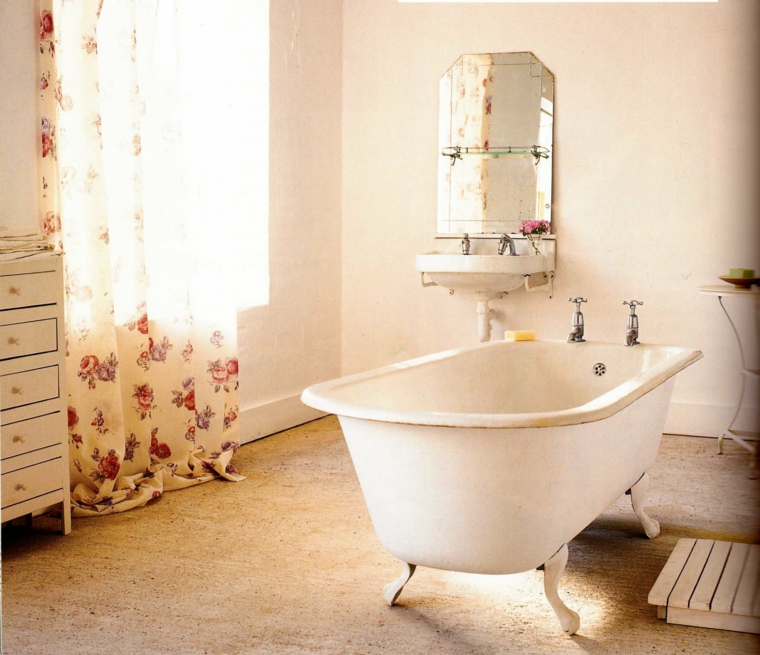 Cortinas de baño retro ~ dikidu.com