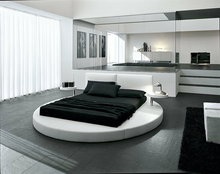 Interiores minimalistas 85 habitaciones en blanco y negro