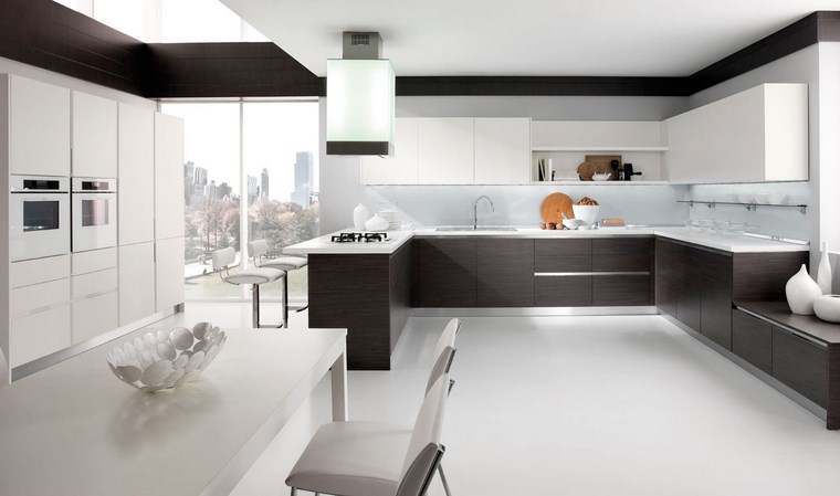 Cocina cuadrada con forma de u o l 50 ideas para elegir
