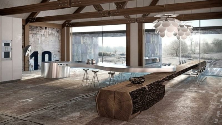 Naturaleza mobiliario y diseños para ambientes apacibles. Muebles tronco