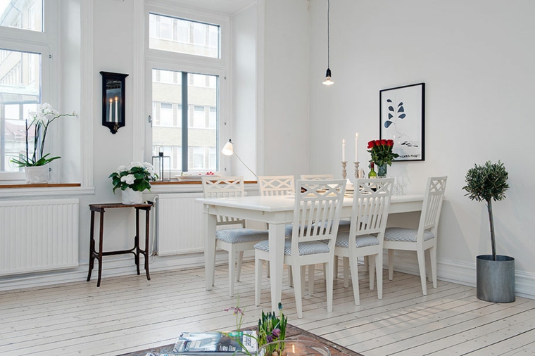 Comedores de estilo escandinavo setenta y cinco imágenes Estilos de salas comedor y cocina