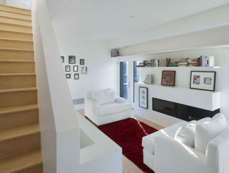 Decoracion salones con chimenea en ambientes acogedores