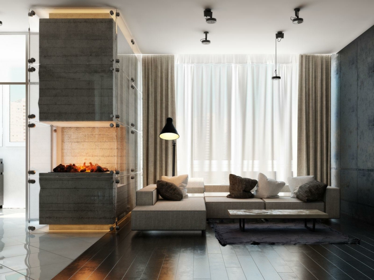 Decoracion salones con chimenea en ambientes acogedores