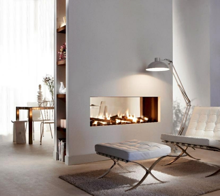 Decoracion salones con chimenea en ambientes acogedores