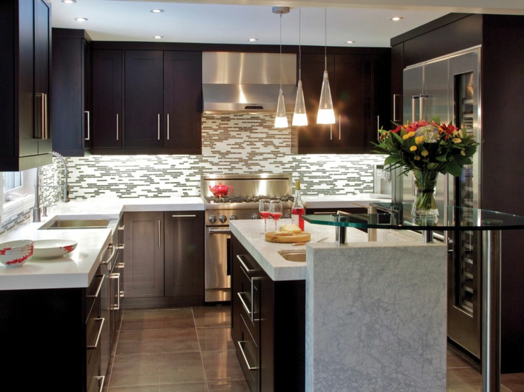 Diseños cocinas pequeñas modernas cincuenta modelos Modelos de muebles modernos