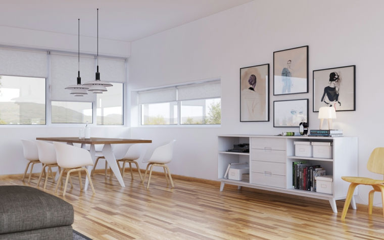 Comedores de estilo escandinavo setenta y cinco imágenes
